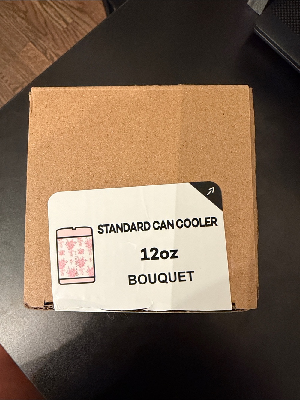 Hydronic Standard Can Cooler 12oz in Pink Bouquet